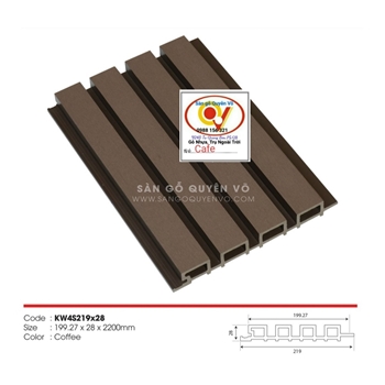 Lam sóng ngoài trời cho trần, vách - cafe