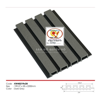 Lam sóng ngoài trời cho trần, vách - grey xám