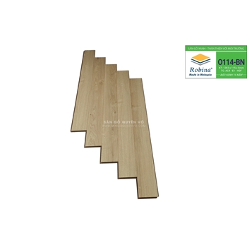 Sàn gỗ Robina 8mm bản nhỏ  1283 x115x 8mm- 0114BN