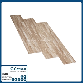 Sàn nhựa 2mm dán keo 915x157x2mm - NA206