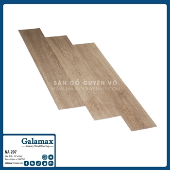 Sàn nhựa 2mm dán keo 915x157x2mm - NA207