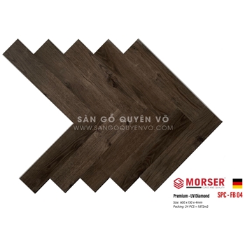 Sàn nhựa 4mm XƯƠNG CÁ hèm khóa - PB04