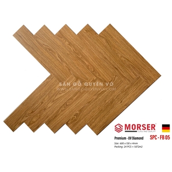 Sàn nhựa 4mm XƯƠNG CÁ hèm khóa - PB05