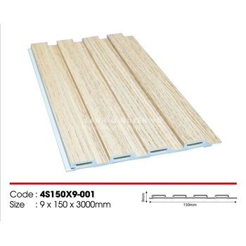 Tấm lam 4 sóng PVC trong nhà - 001