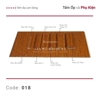 Tấm ốp nano 018 và phụ kiện