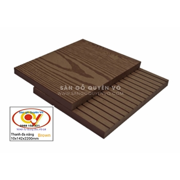 Thanh lam đa năng ngoài trơì - Brown - bản 142mm